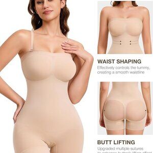 Strapless Shapewear Bodysuit